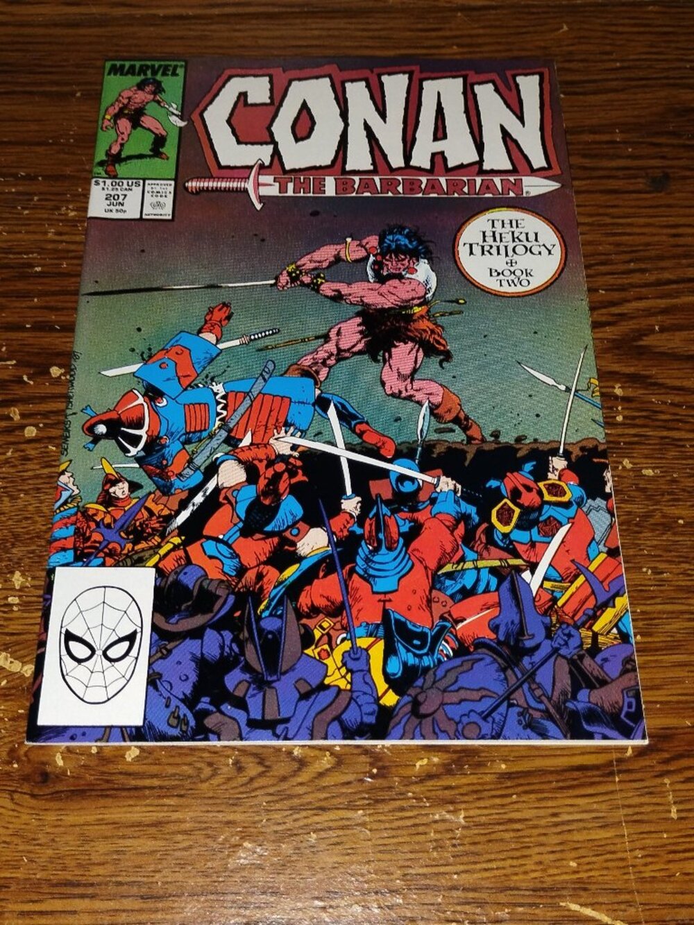 Conan the Barbarian #207 (Marvel Comics, 1988)